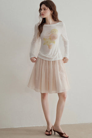Lyocell Fruit Print Blouse