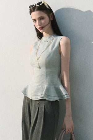 Lyocell Gilded Linen Camisole