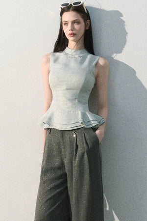 Lyocell Gilded Linen Camisole