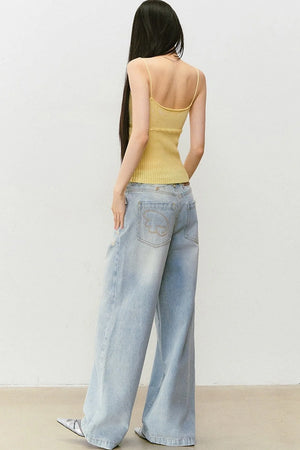 Lyocell Knit Ribbon Camisole