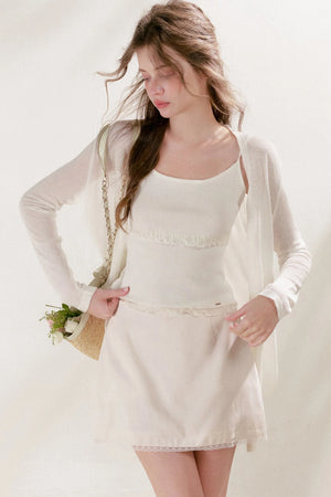 Lyocell Lace A-Line Skirt