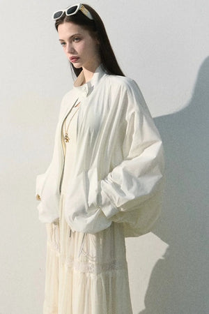 Lyocell Lace Off-Shoulder Dress