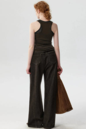 Lyocell Layered Knit Vest