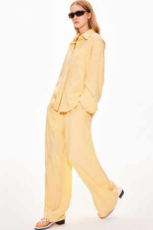 Lyocell Linen Shirt and Shorts Set-Up