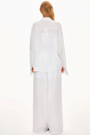 Lyocell Linen Shirt and Shorts Set-Up
