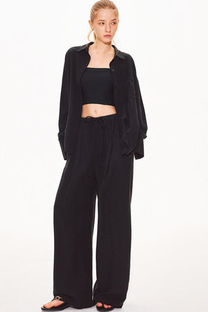 Lyocell Linen Shirt and Shorts Set-Up