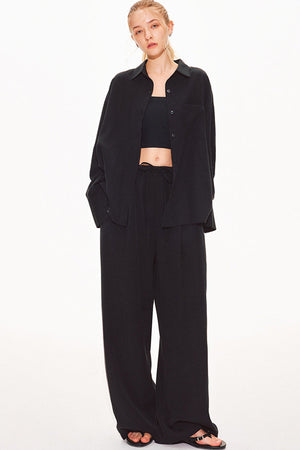 Lyocell Linen Shirt and Shorts Set-Up