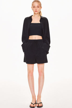 Lyocell Linen Shirt and Shorts Set-Up