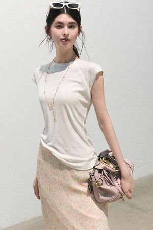 Lyocell Linen T-Shirt Top