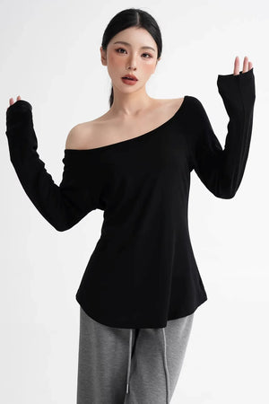 Lyocell Off-Shoulder Top