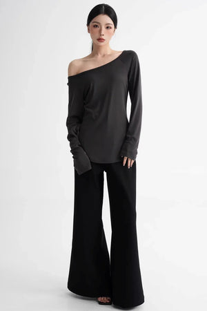 Lyocell Off-Shoulder Top