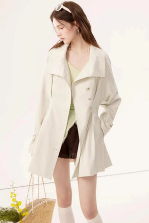 Lyocell Tencel Trench Coat