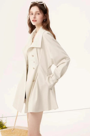 Lyocell Tencel Trench Coat