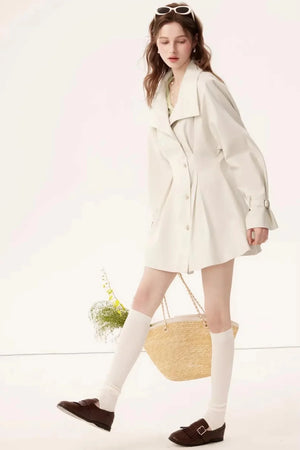 Lyocell Tencel Trench Coat