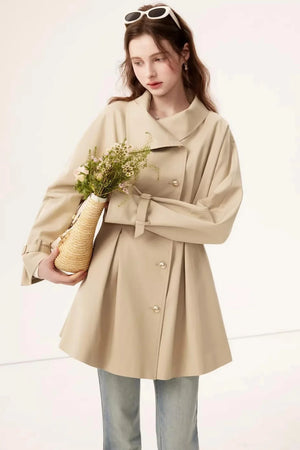Lyocell Tencel Trench Coat