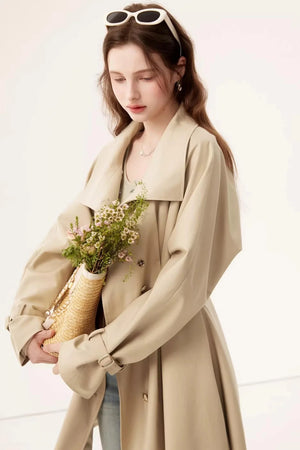 Lyocell Tencel Trench Coat