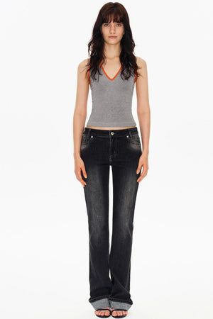 Lyocell Tencel V-Neck Top Set