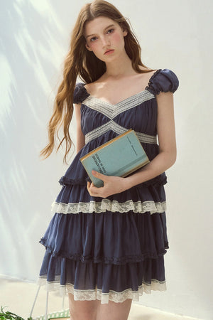 Lyocell Tiered Cake Dress