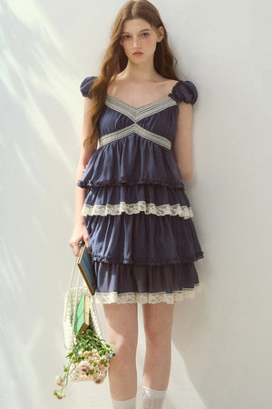 Lyocell Tiered Cake Dress