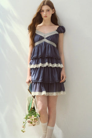 Lyocell Tiered Cake Dress