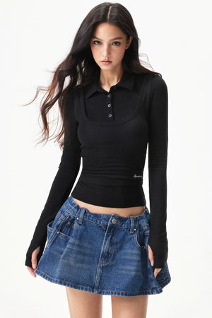 Lyocell Wool Knit Top