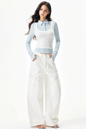 Lyocell Wool Knit Top