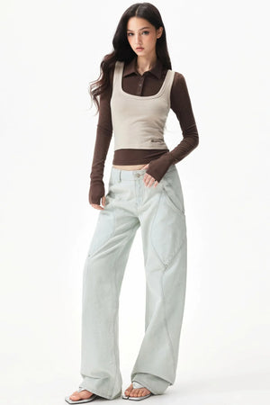 Lyocell Wool Knit Top