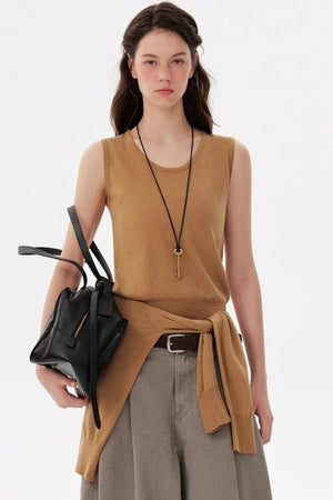 Maillard Knitted Cardigan & Vest Set-Up
