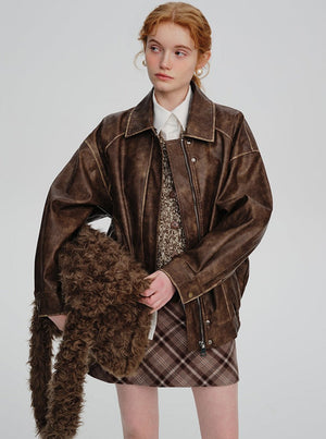 Maillard leather jacket