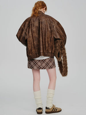 Maillard leather jacket