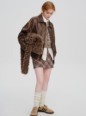 Maillard leather jacket