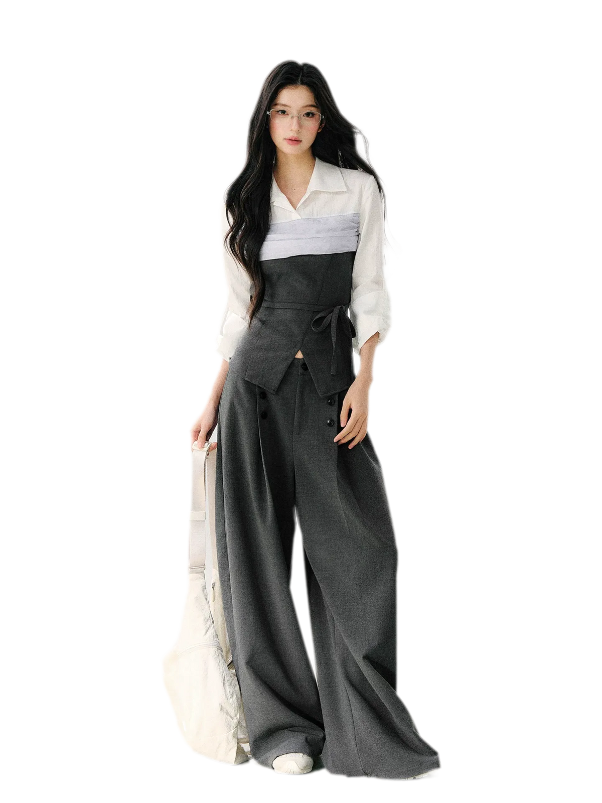 Minimal High Waist Trousers
