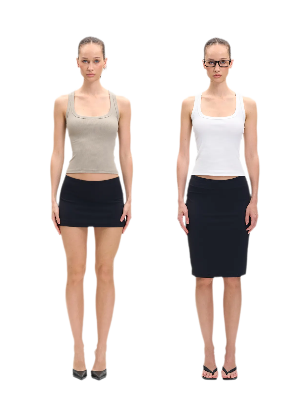 Ribbed U-Neck Cami
