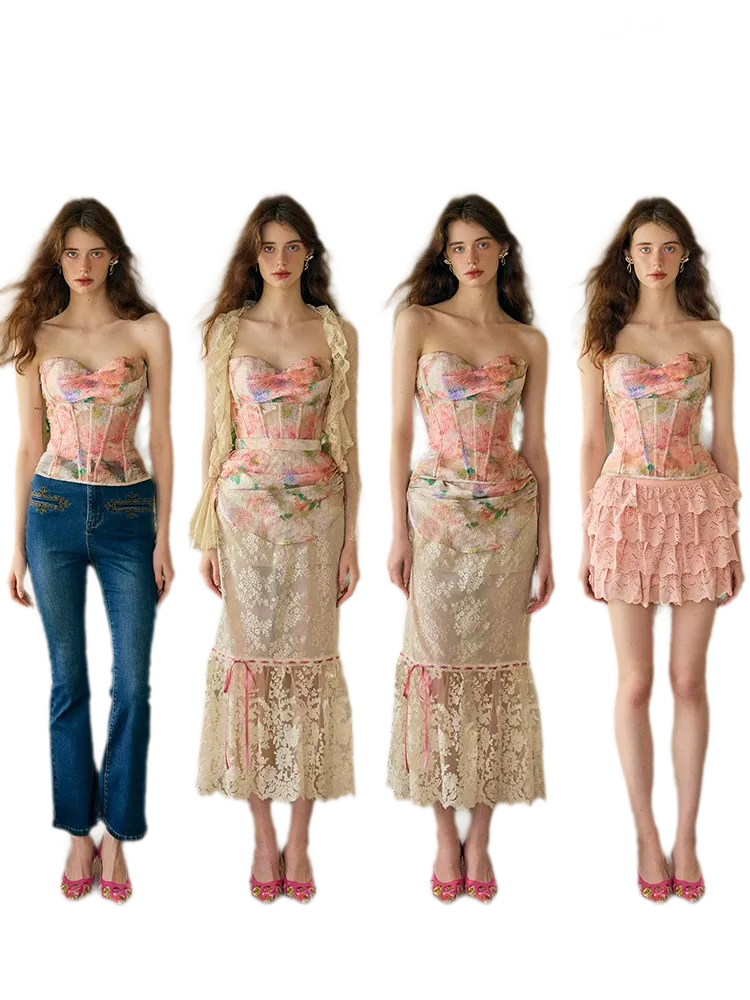 Painterly Lace Set