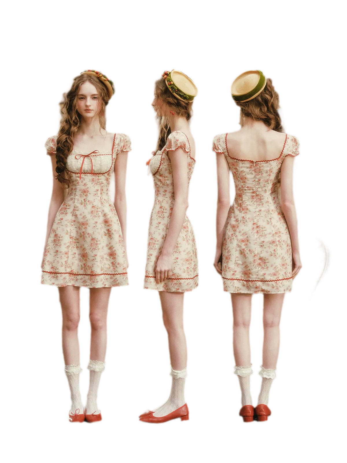 Lace Floral Dress