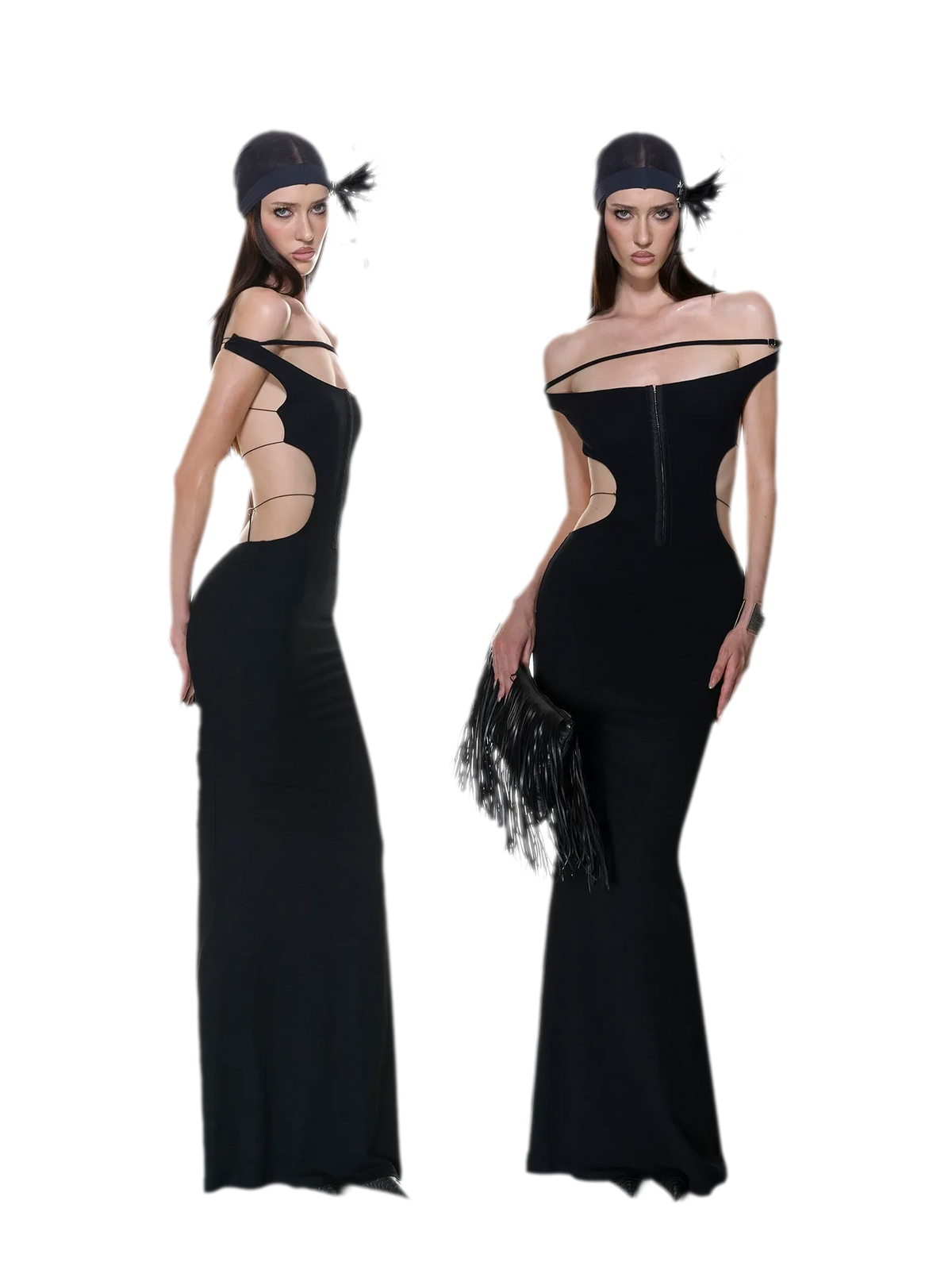 Back Tie Mermaid Dress