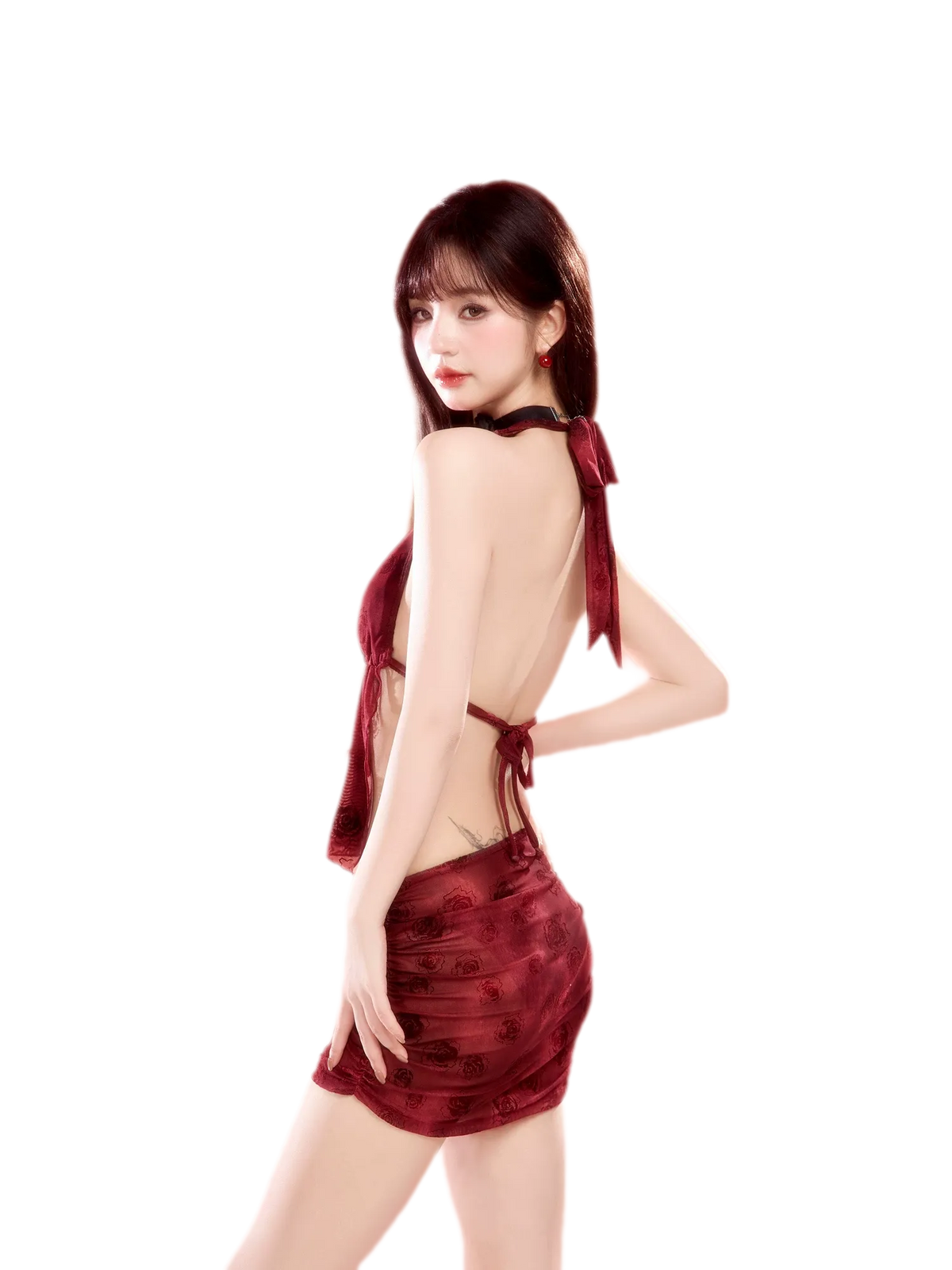 Deep V Skirt Bikini