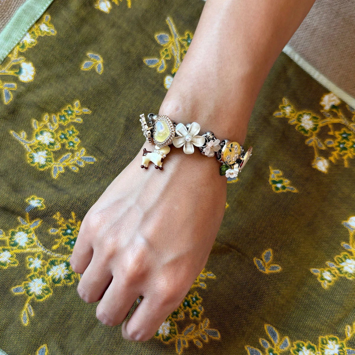 Colorful Charm Heart Bracelet