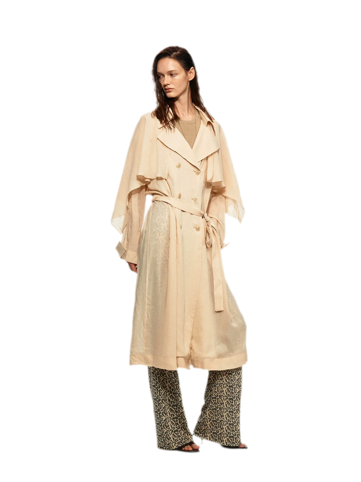 Linen Tencel Sun Trench