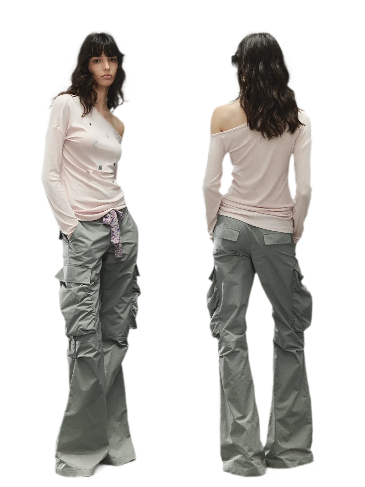Drawstring Multi-Pocket Cargo Pants
