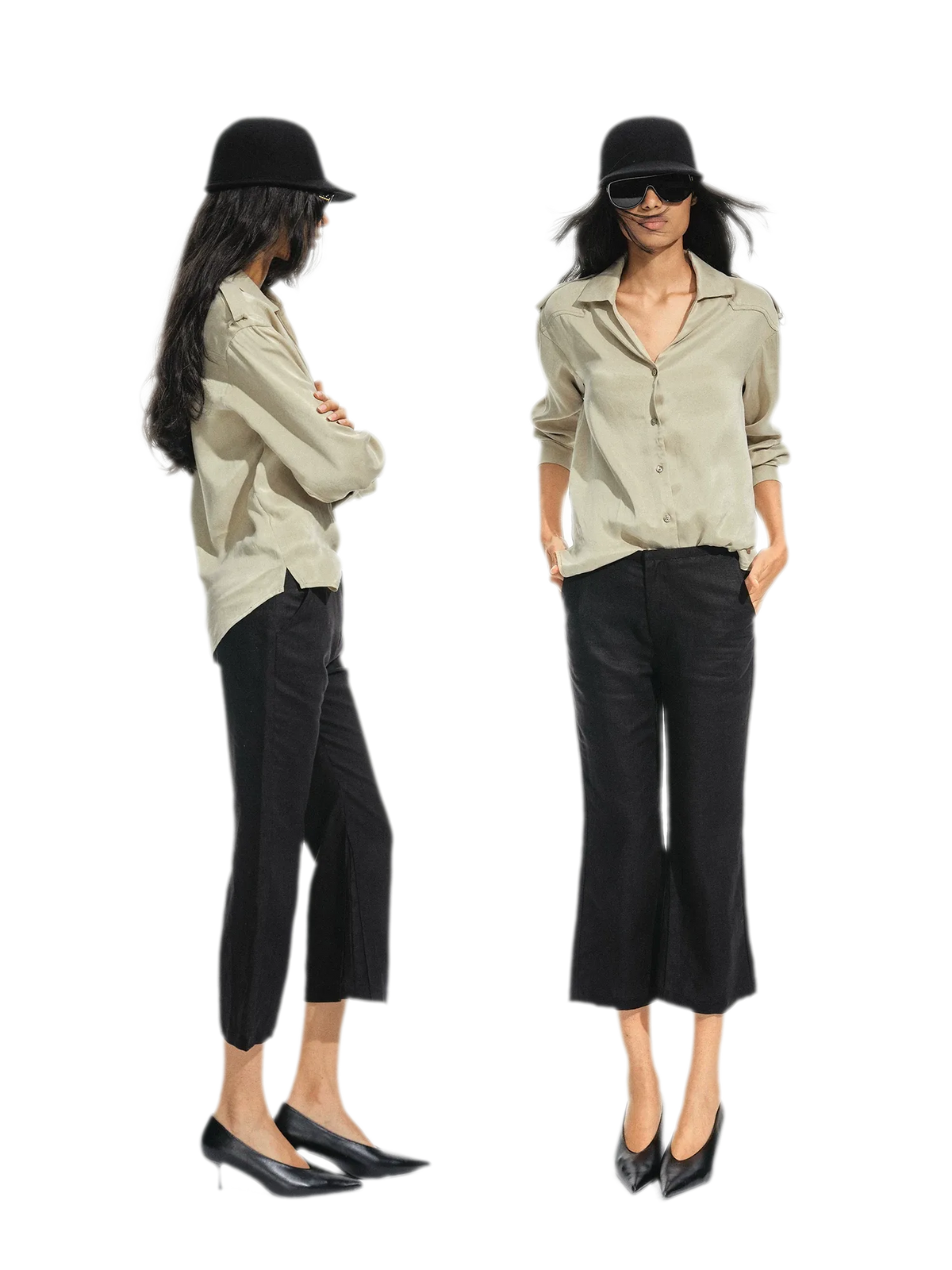 Sandwashed Relaxed Lapel Shirt