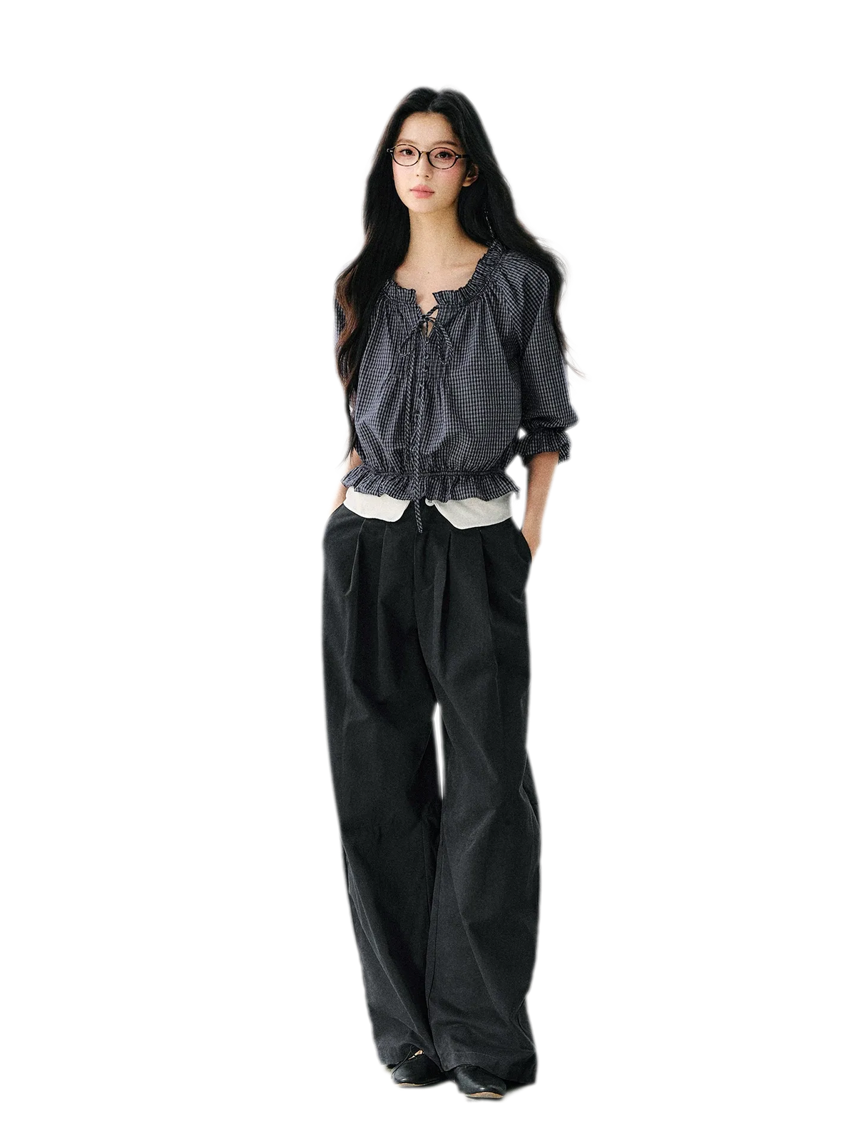 Korean Relaxed Wide Pants
