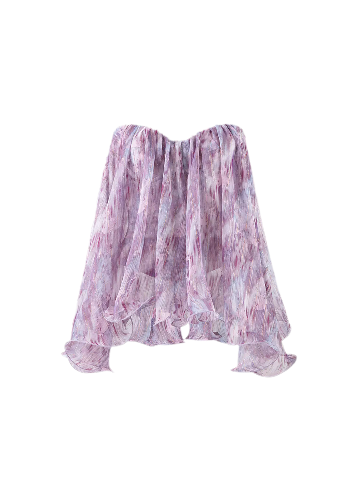 Amethyst Sheer Bustier Top