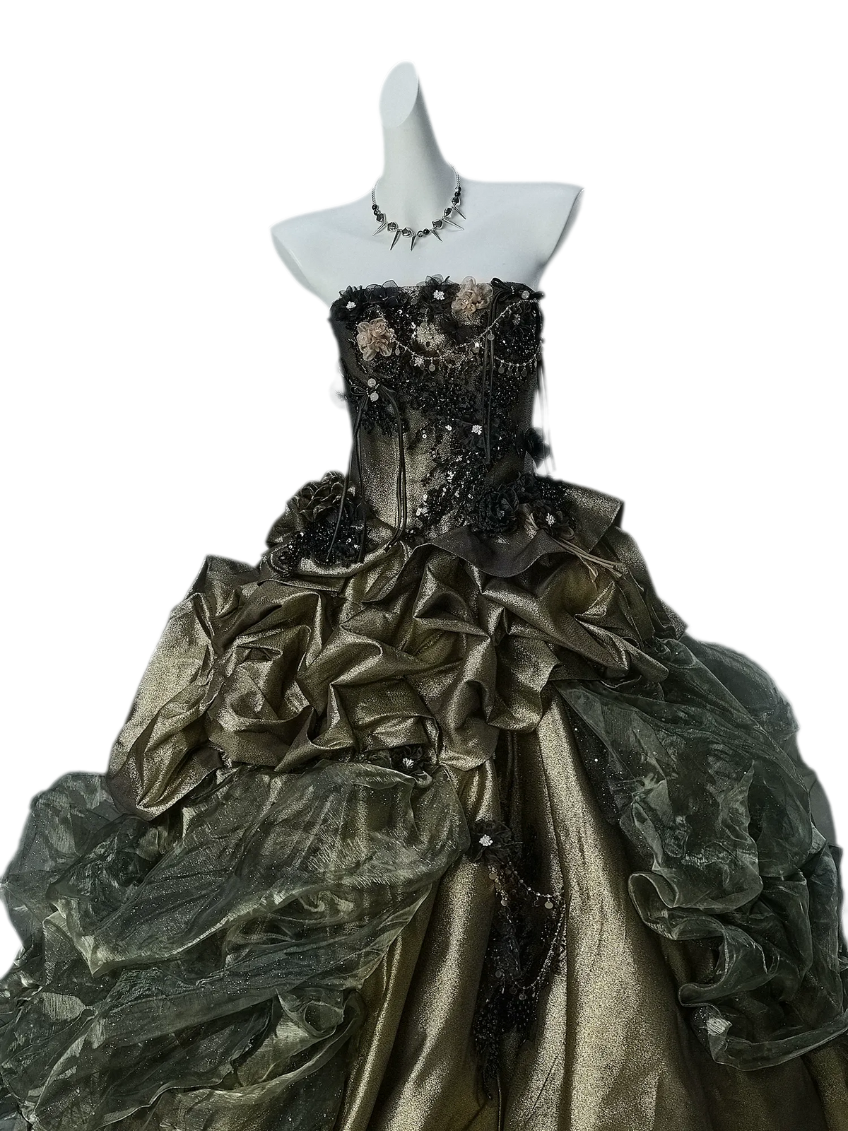 Heavy Embellished Ball Gown
