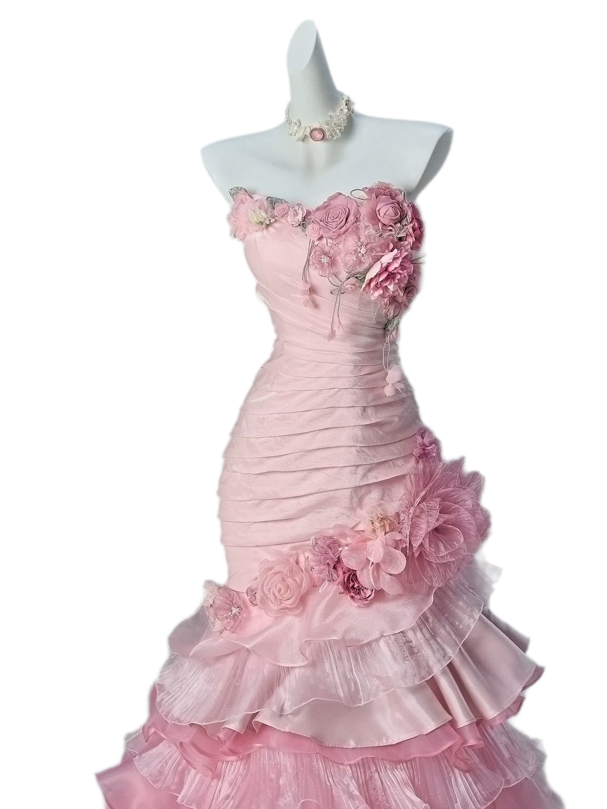 Flooded Rose Princess Gown