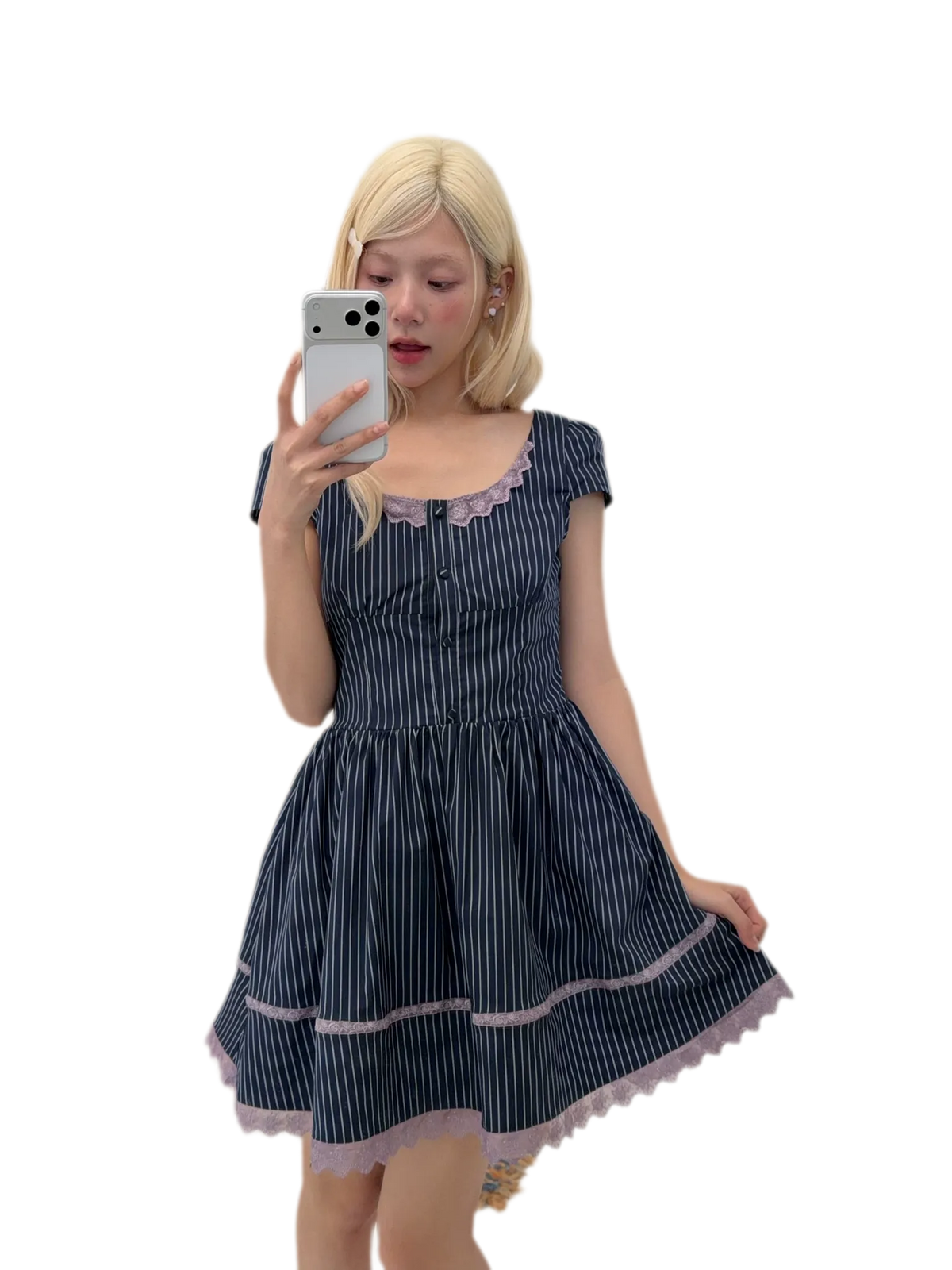 Sweet Stripe A-line Dress