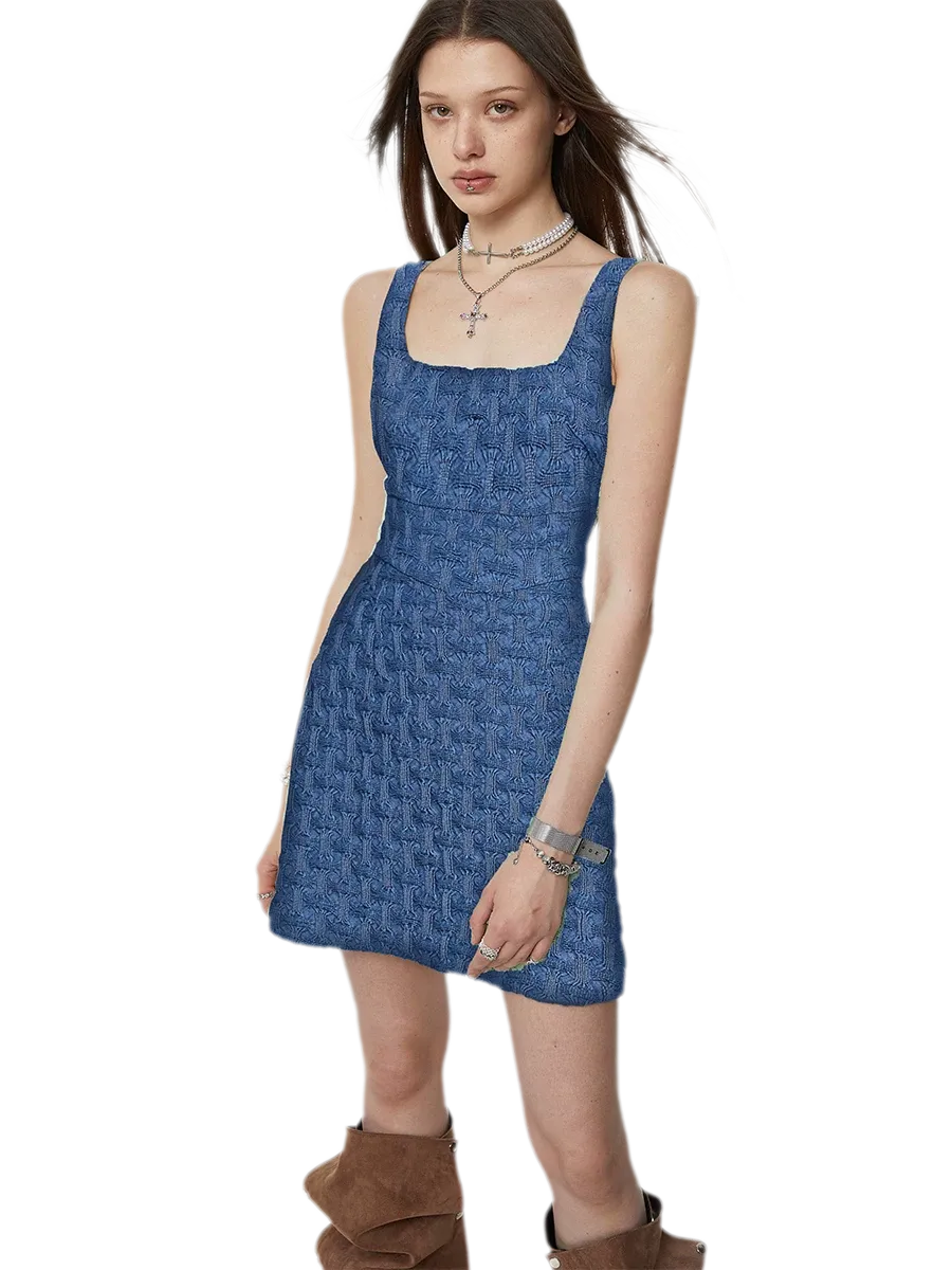 Denim A-Line Dress
