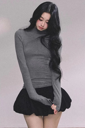 Maple Leaf Knit Sweater Cape Set-Up