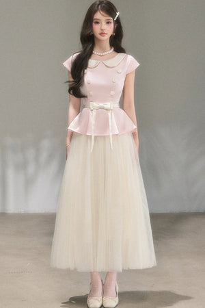 Medieval Satin Bow Dress