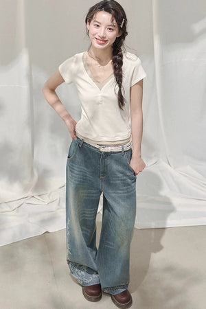 Memories Rewind Lace Top
